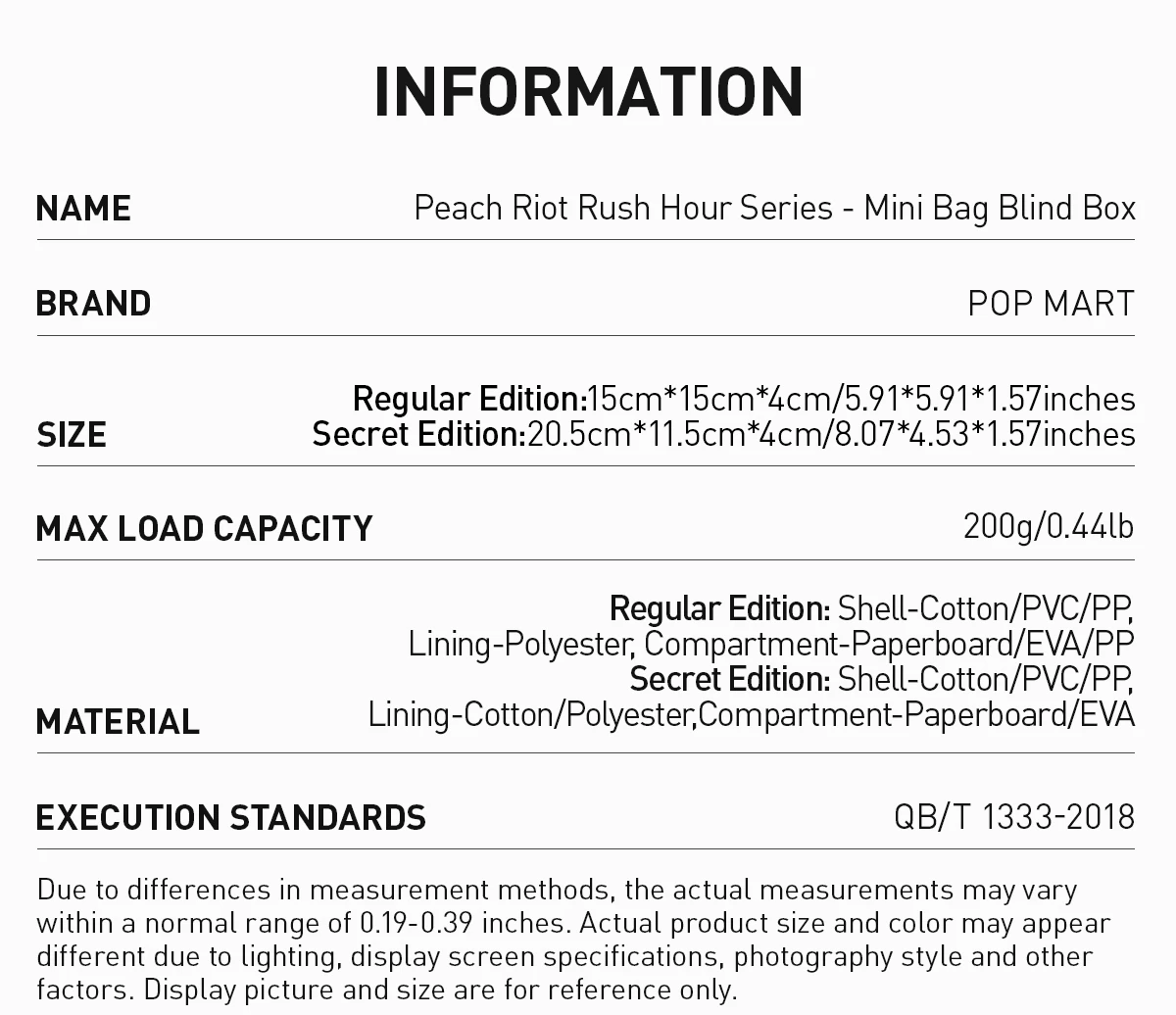 Peach Riot Rush Hour Series -Mini Bag Blind Box 15 Peach Riot Rush Hour Series -Mini Bag Blind Box - Image 15