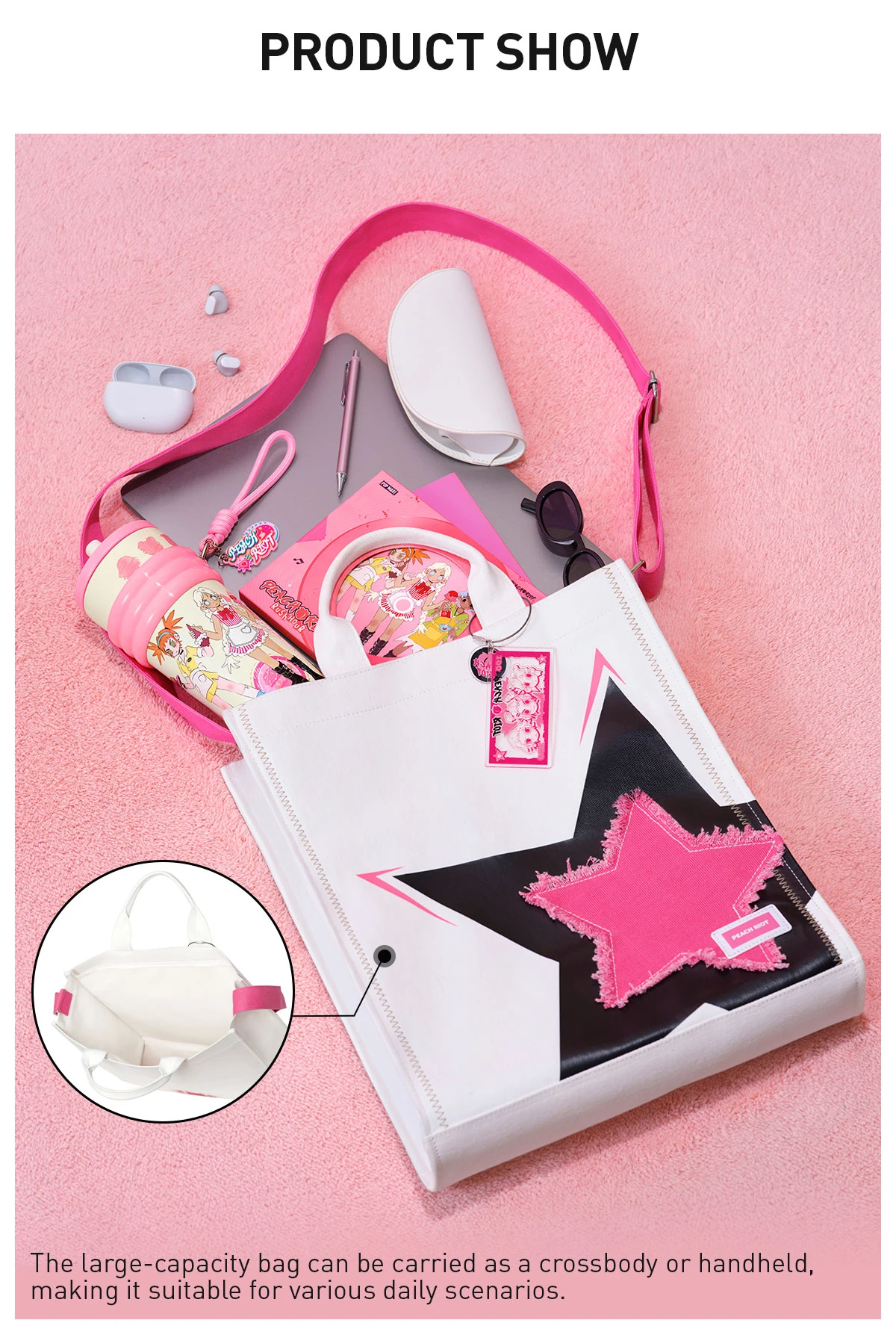 Peach Riot Rush Hour Series-Shoulder Bag 10 Peach Riot Rush Hour Series-Shoulder Bag - Image 10