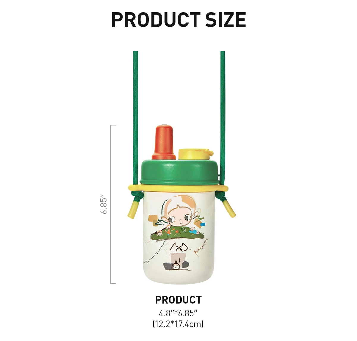 Zsiga Borderline Drifter Series-Portable Insulated Straw Cup - Image 8