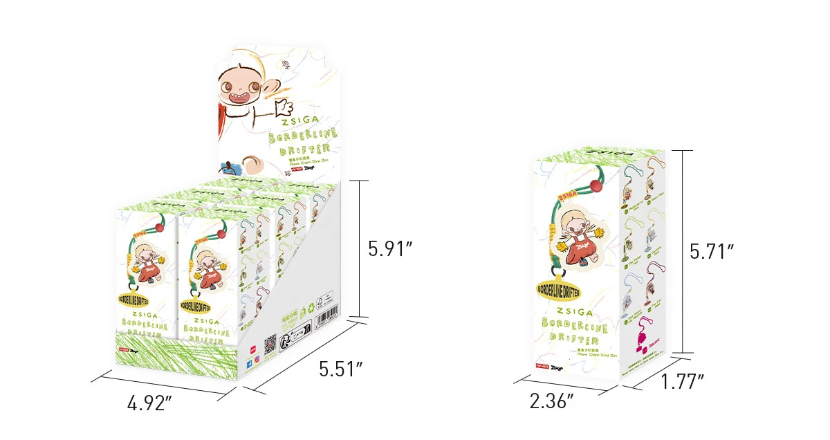 Zsiga Borderline Drifter Series-Phone Charm Blind Box - Image 20