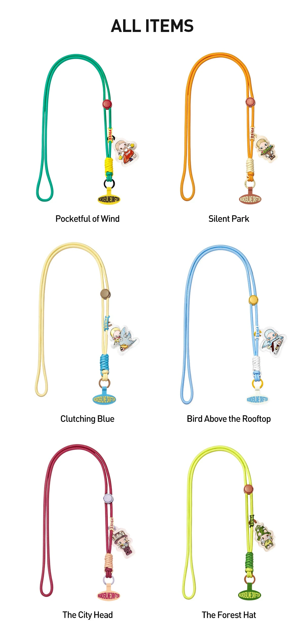 Zsiga Borderline Drifter Series-Phone Charm Blind Box - Image 13