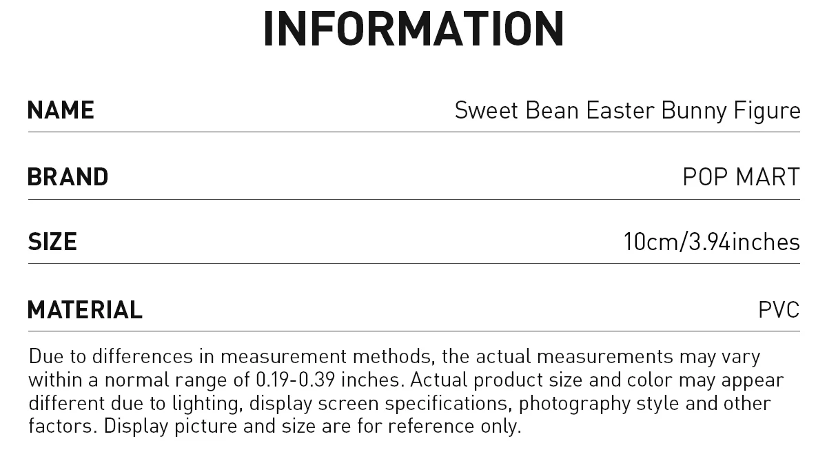 Sweet Bean Easter Bunny Figure 8 Sweet Bean Easter Bunny Figure - Image 8