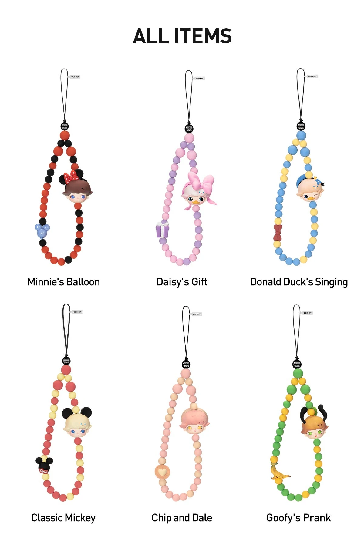 DIMOO WORLD × DISNEY Series-Mobile Phone Lanyard Blind Box 14 DIMOO WORLD × DISNEY Series-Mobile Phone Lanyard Blind Box - Image 14