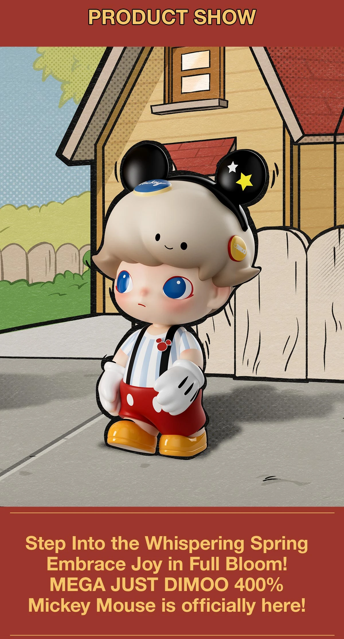 MEGA JUST DIMOO 400% Mickey Mouse 12 MEGA JUST DIMOO 400% Mickey Mouse - Image 12