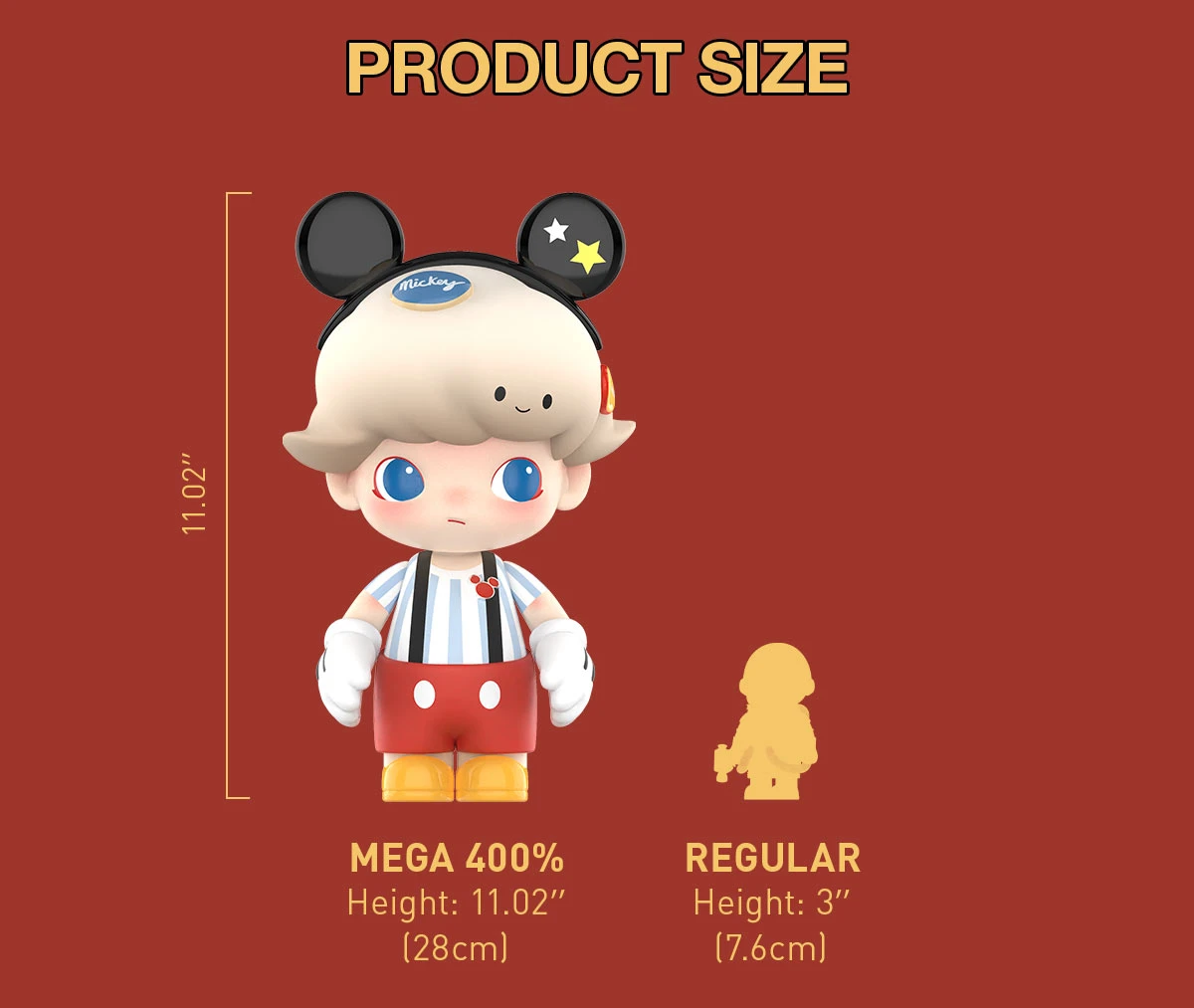 MEGA JUST DIMOO 400% Mickey Mouse 11 MEGA JUST DIMOO 400% Mickey Mouse - Image 11