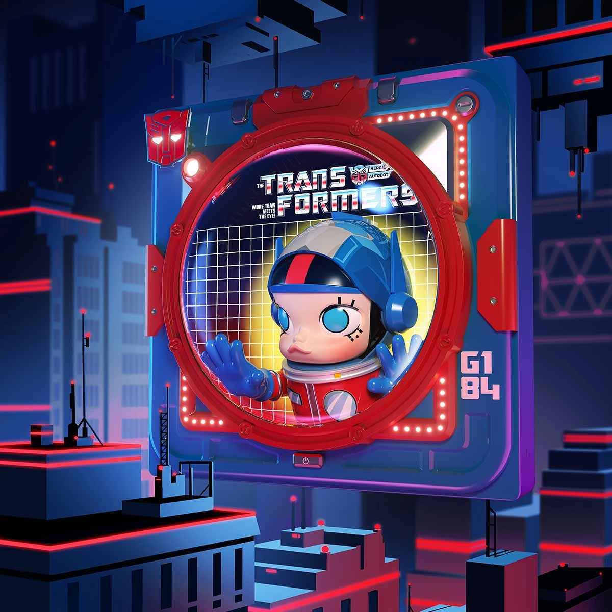 MEGA SPACE MOLLY Optimus Prime《IN SPACE》3D Painting 3 MEGA SPACE MOLLY Optimus Prime《IN SPACE》3D Painting - Image 3