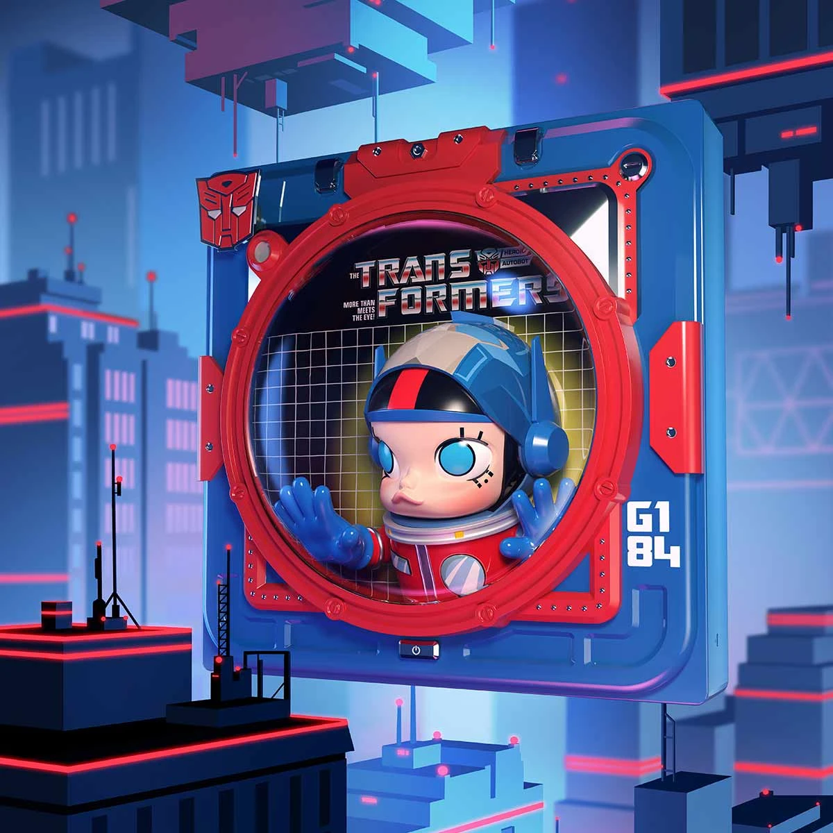 MEGA SPACE MOLLY Optimus Prime《IN SPACE》3D Painting 2 MEGA SPACE MOLLY Optimus Prime《IN SPACE》3D Painting - Image 2