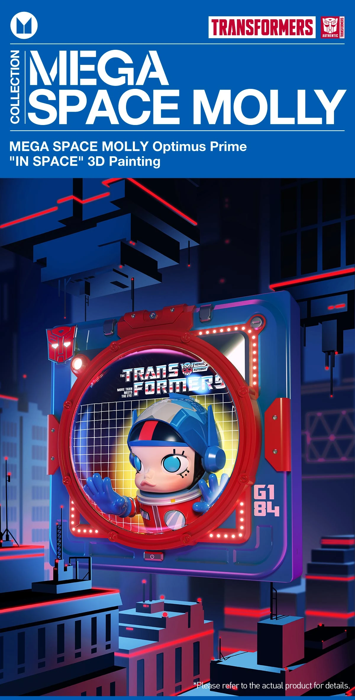 MEGA SPACE MOLLY Optimus Prime《IN SPACE》3D Painting 4 MEGA SPACE MOLLY Optimus Prime《IN SPACE》3D Painting - Image 4