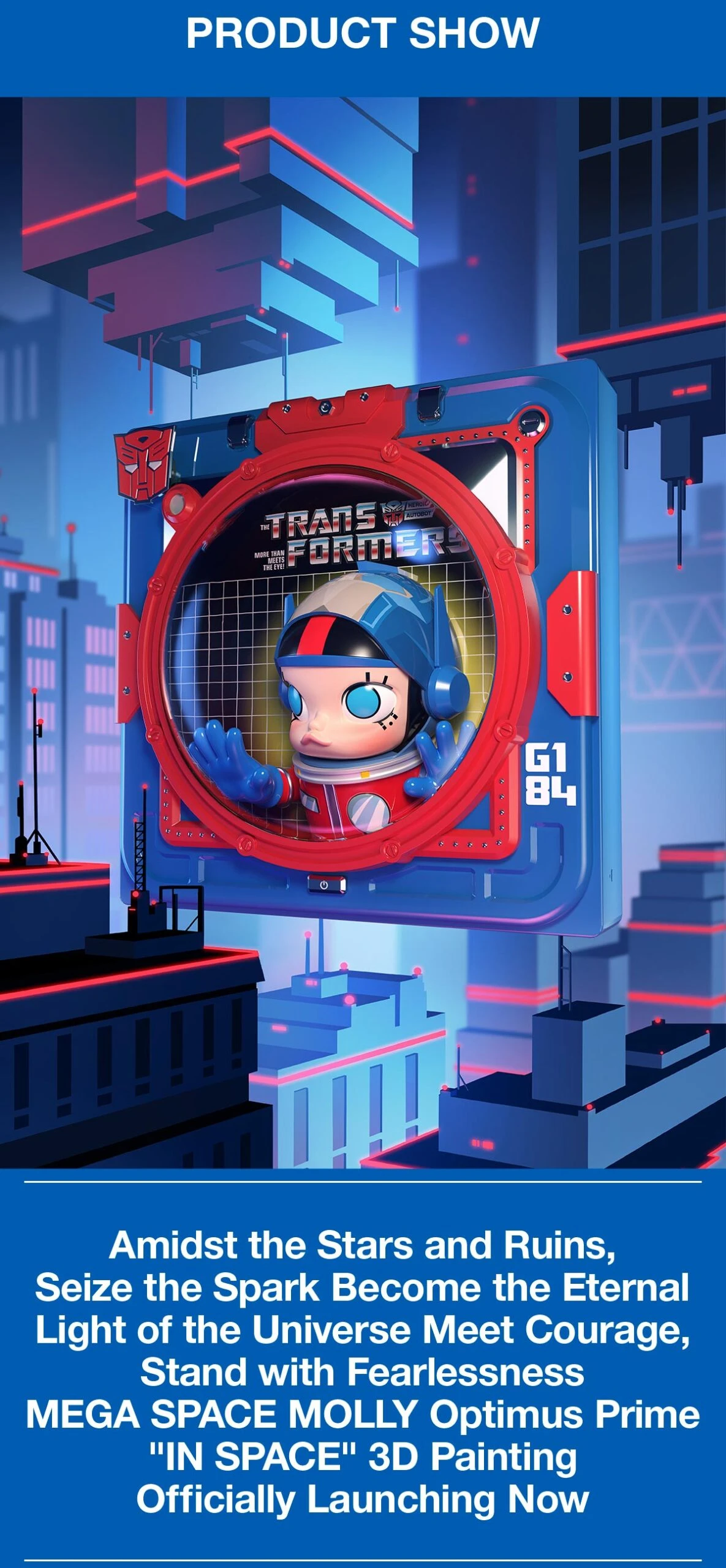 MEGA SPACE MOLLY Optimus Prime《IN SPACE》3D Painting 8 MEGA SPACE MOLLY Optimus Prime《IN SPACE》3D Painting - Image 8