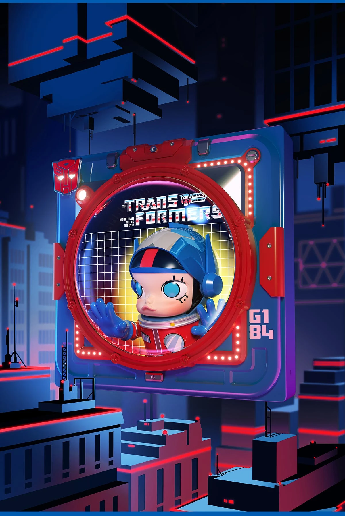 MEGA SPACE MOLLY Optimus Prime《IN SPACE》3D Painting 9 MEGA SPACE MOLLY Optimus Prime《IN SPACE》3D Painting - Image 9