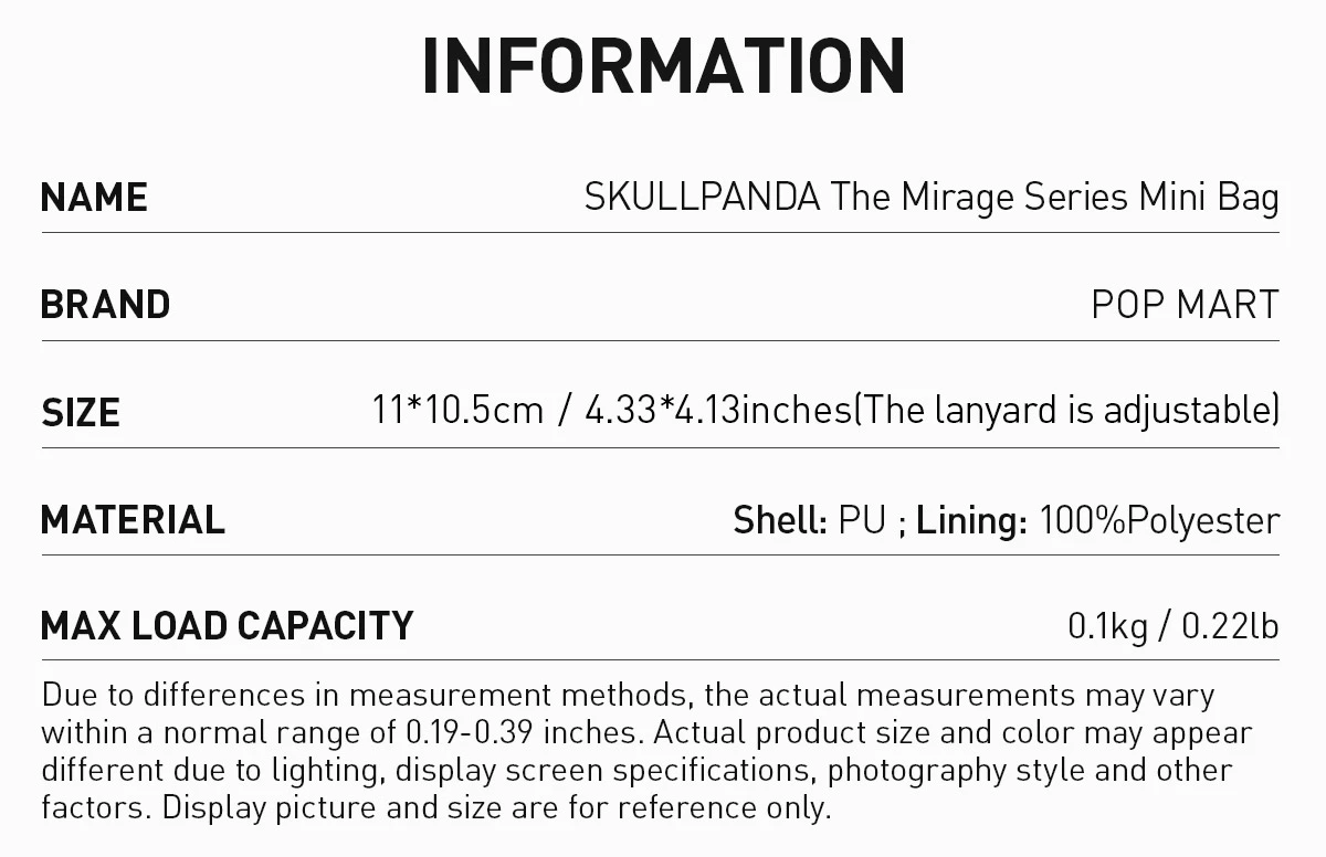SKULLPANDA The Mirage Series Mini Bag 7 SKULLPANDA The Mirage Series Mini Bag - Image 7