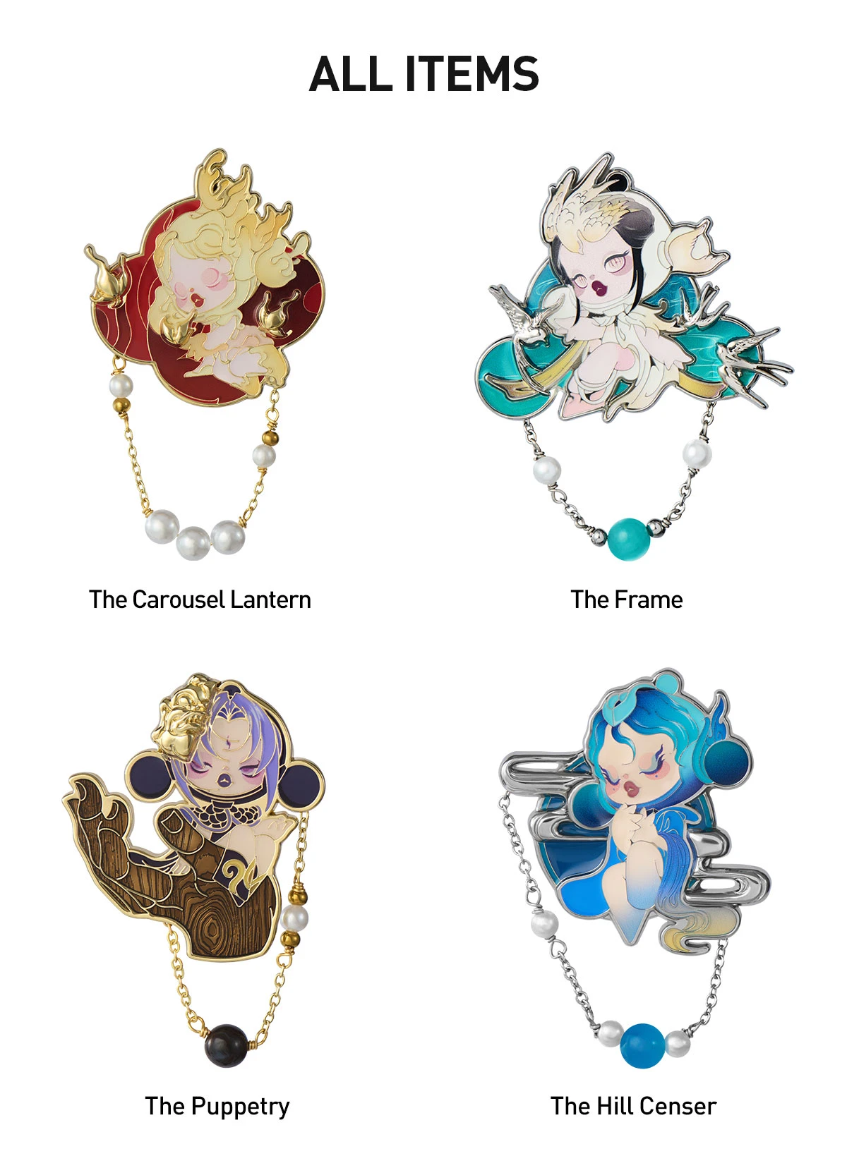 SKULLPANDA The Mirage Series Breastpin 8 SKULLPANDA The Mirage Series Breastpin - Image 8