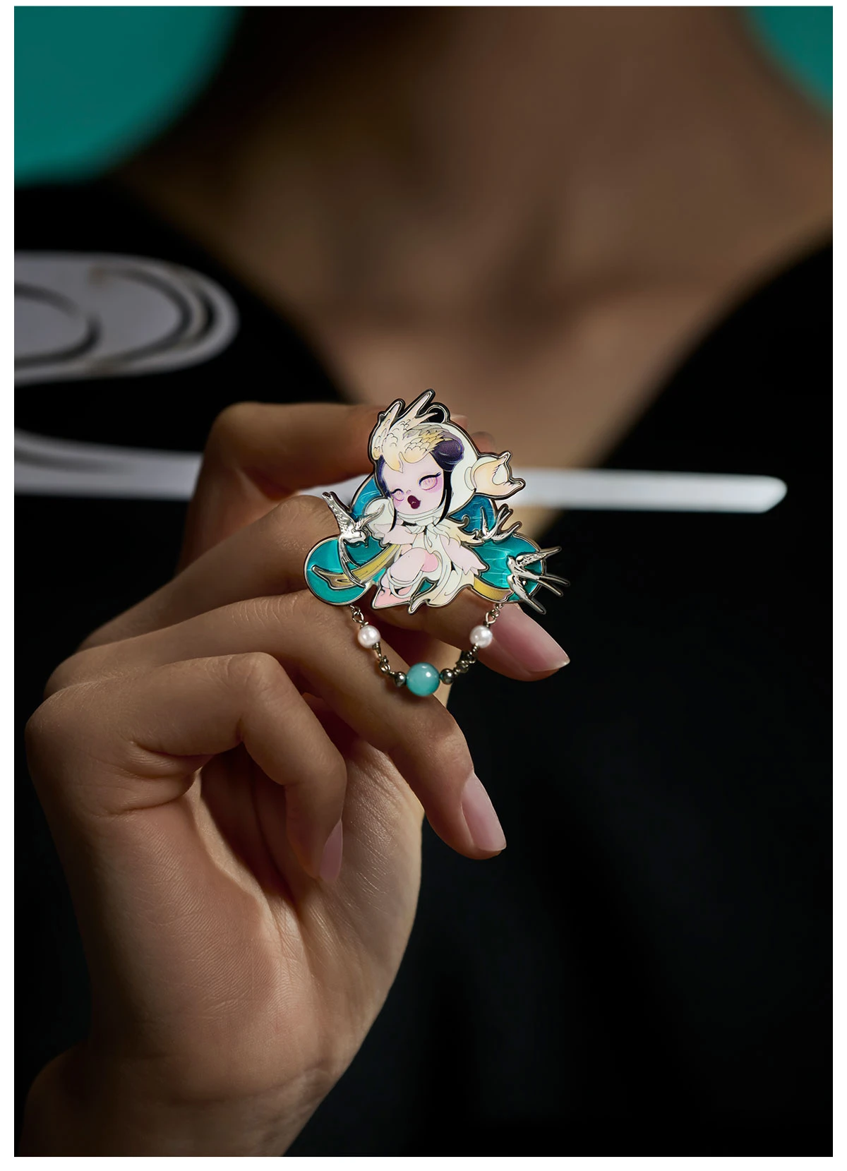 SKULLPANDA The Mirage Series Breastpin 14 SKULLPANDA The Mirage Series Breastpin - Image 14