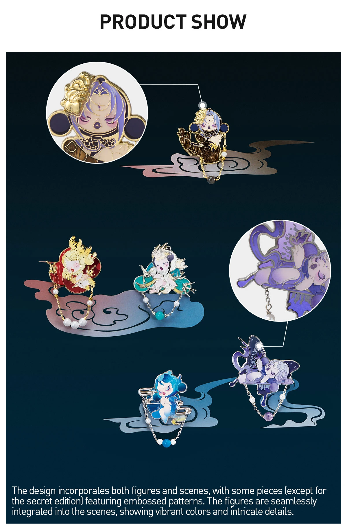 SKULLPANDA The Mirage Series Breastpin 13 SKULLPANDA The Mirage Series Breastpin - Image 13