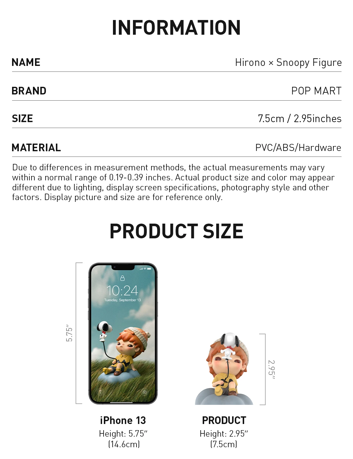 Hirono × Snoopy Figure 8 Hirono × Snoopy Figure - Image 8