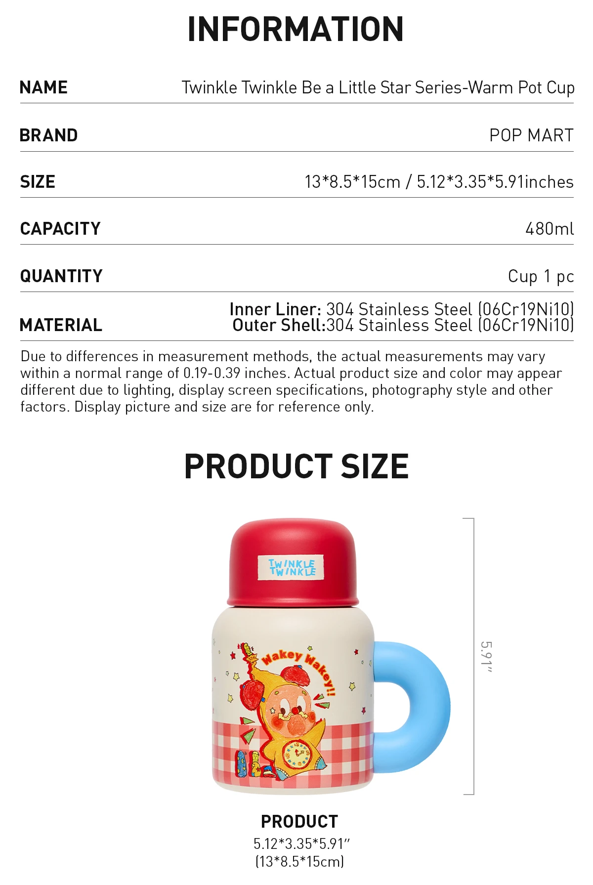 Twinkle Twinkle Be A Little Star Series-Warm Pot Cup 5 Twinkle Twinkle Be A Little Star Series-Warm Pot Cup - Image 5