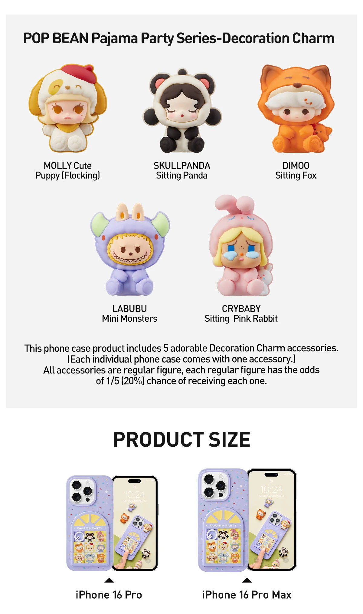 POP BEAN Pajama Party Sliding Hole Phone Case 5 POP BEAN Pajama Party Sliding Hole Phone Case - Image 5