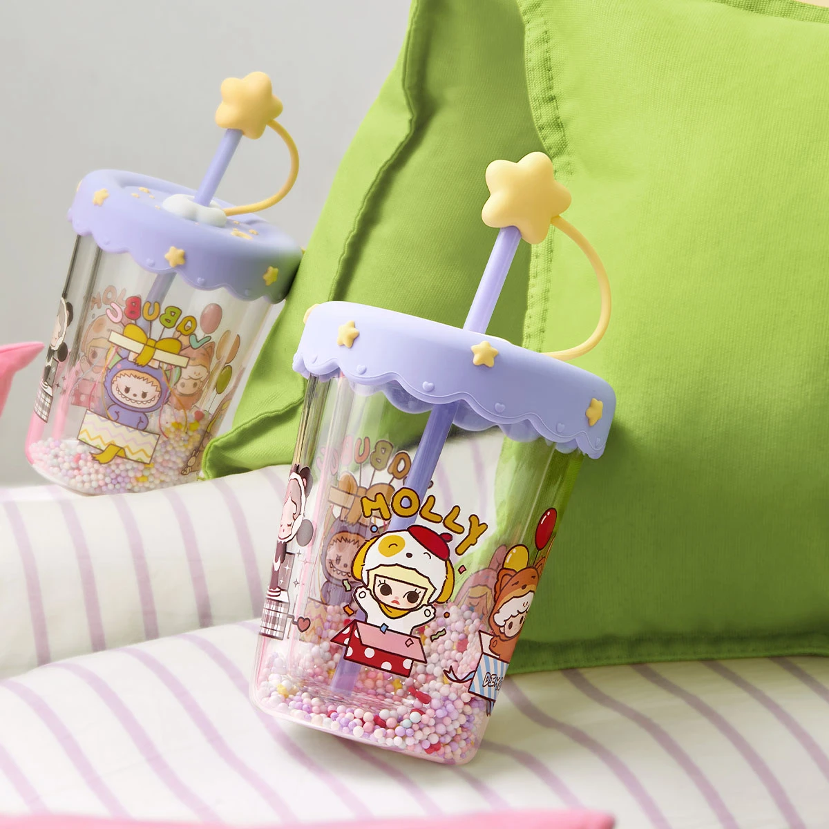 POP BEAN Pajama Party Double Layered Shaking Straw Cup 2 POP BEAN Pajama Party Double Layered Shaking Straw Cup - Image 2