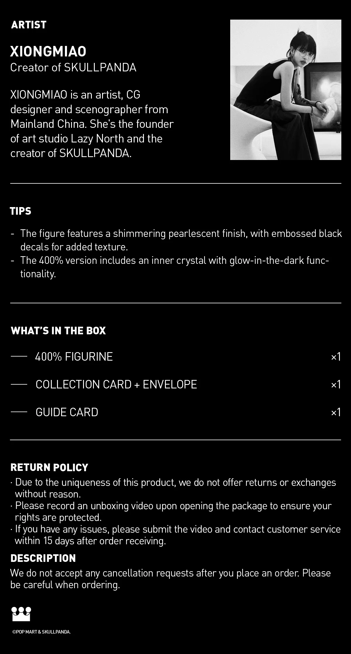 MEGA α SKULLPANDA 400% Red Crystal 11 MEGA α SKULLPANDA 400% Red Crystal - Image 11