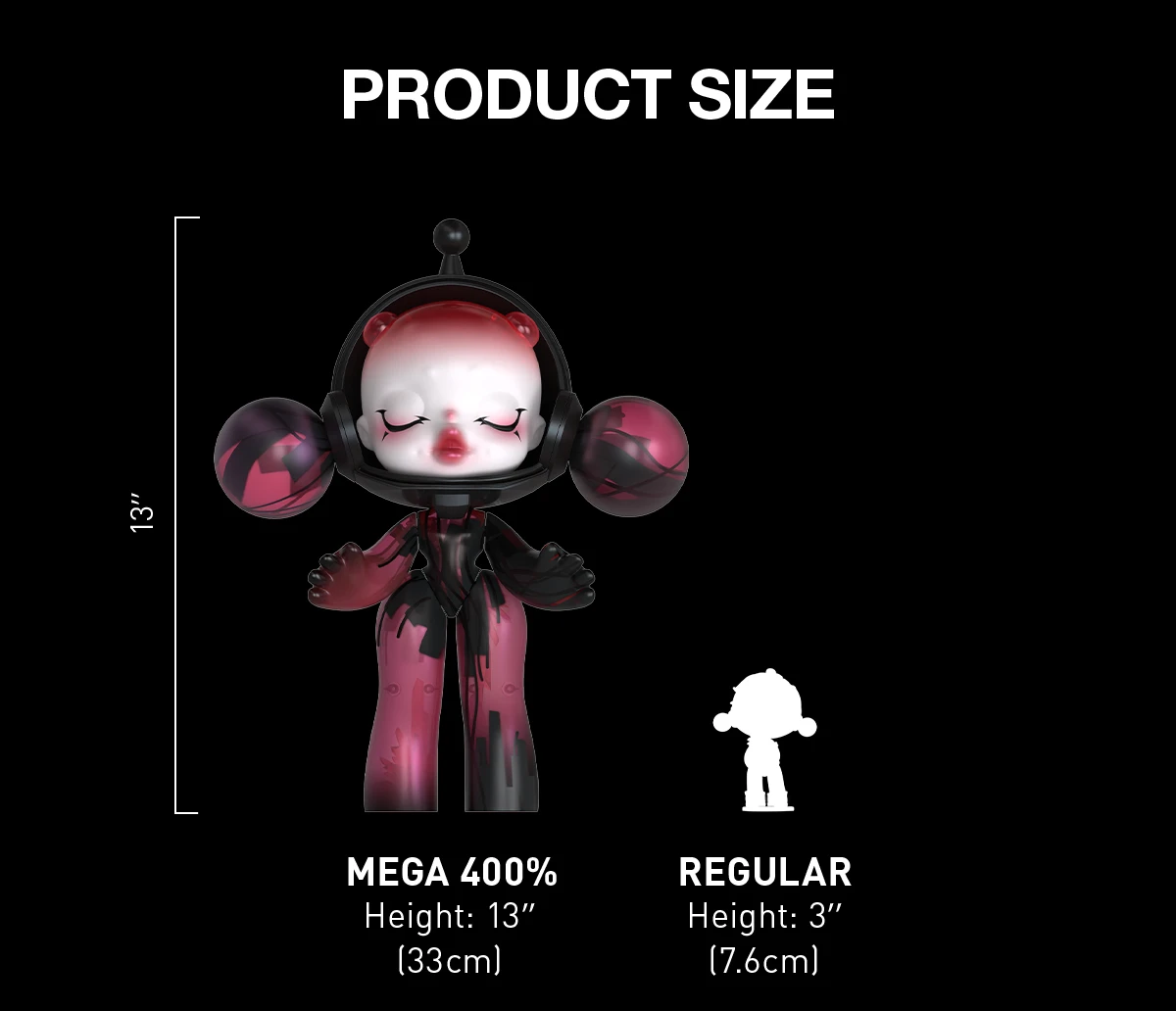 MEGA α SKULLPANDA 400% Red Crystal 8 MEGA α SKULLPANDA 400% Red Crystal - Image 8