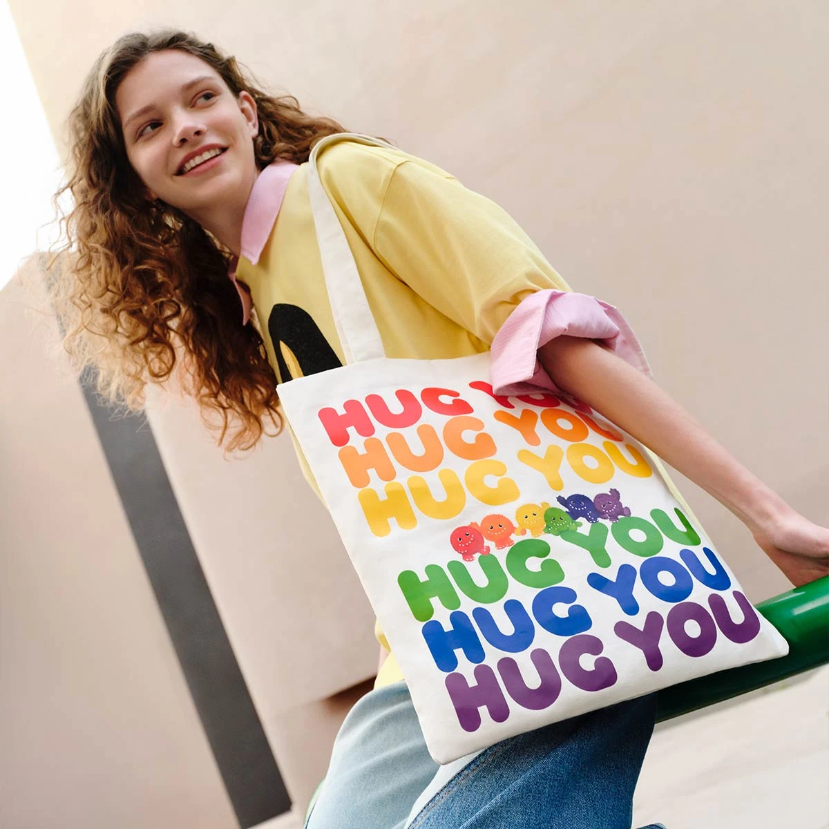 INSTINCTOY HUG YOU SERIES-Canvas Bag 4 INSTINCTOY HUG YOU SERIES-Canvas Bag - Image 4
