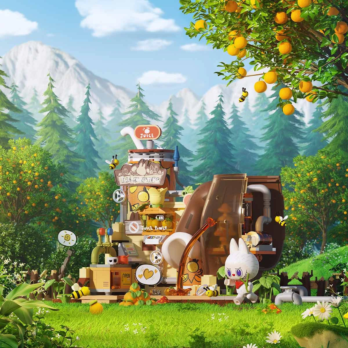 THE MONSTERS Forest Secret Base Series Blocks 6 THE MONSTERS Forest Secret Base Series Blocks - Image 6