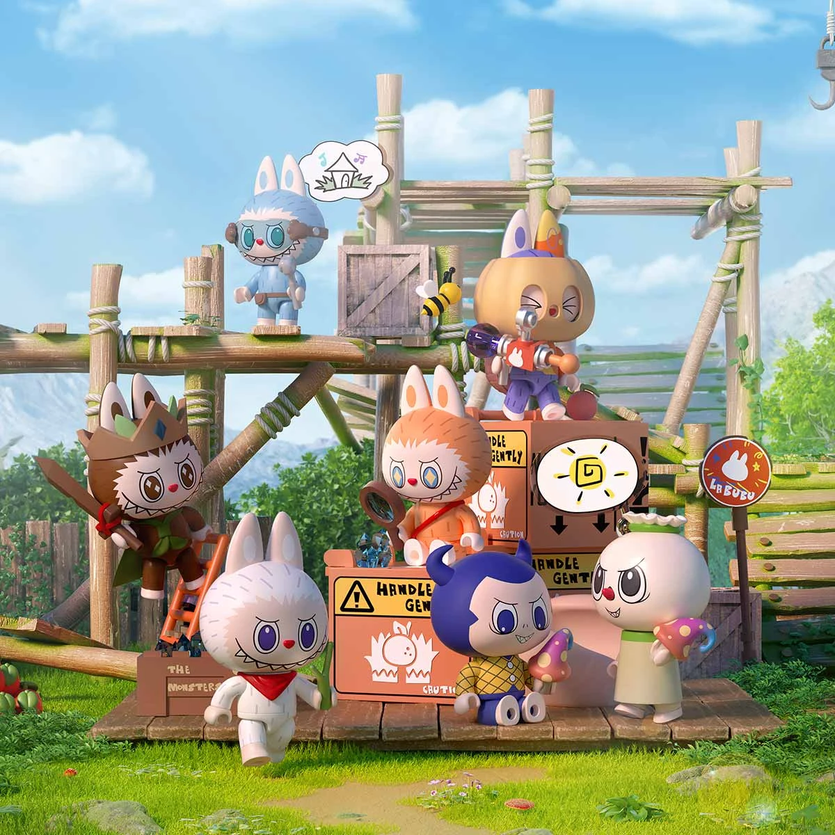 THE MONSTERS Forest Secret Base Series Blocks 11 THE MONSTERS Forest Secret Base Series Blocks - Image 11