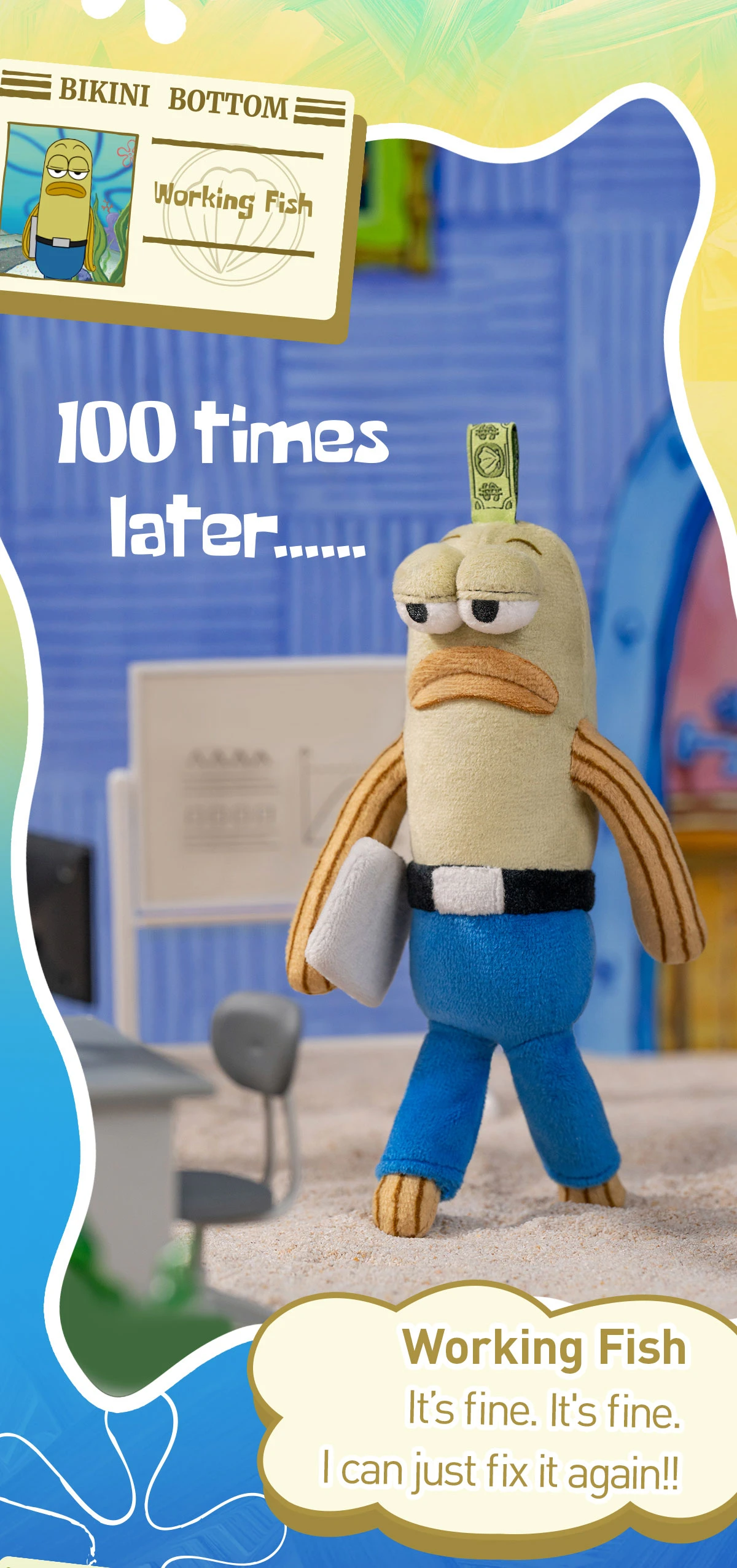 Bikini Bottom Buddies - Whimsical Plush 15 Bikini Bottom Buddies - Whimsical Plush - Image 15