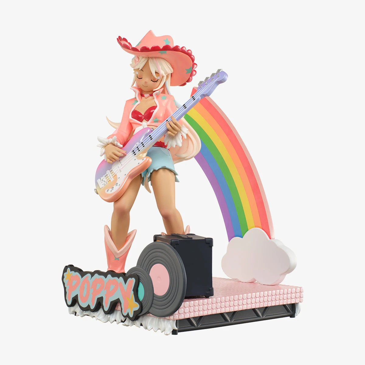 Peach Riot Rainbow Riot Figurine-Poppy 2 Peach Riot Rainbow Riot Figurine-Poppy - Image 2