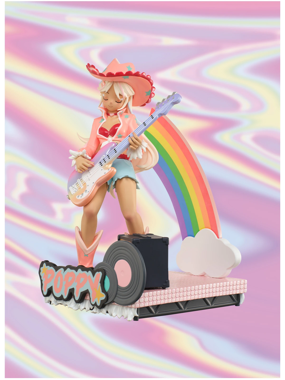 Peach Riot Rainbow Riot Figurine-Poppy 8 Peach Riot Rainbow Riot Figurine-Poppy - Image 8