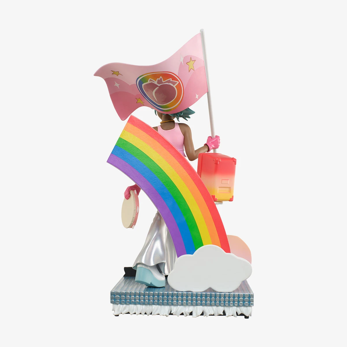 Peach Riot Rainbow Riot Figurine-Frankie 3 Peach Riot Rainbow Riot Figurine-Frankie - Image 3