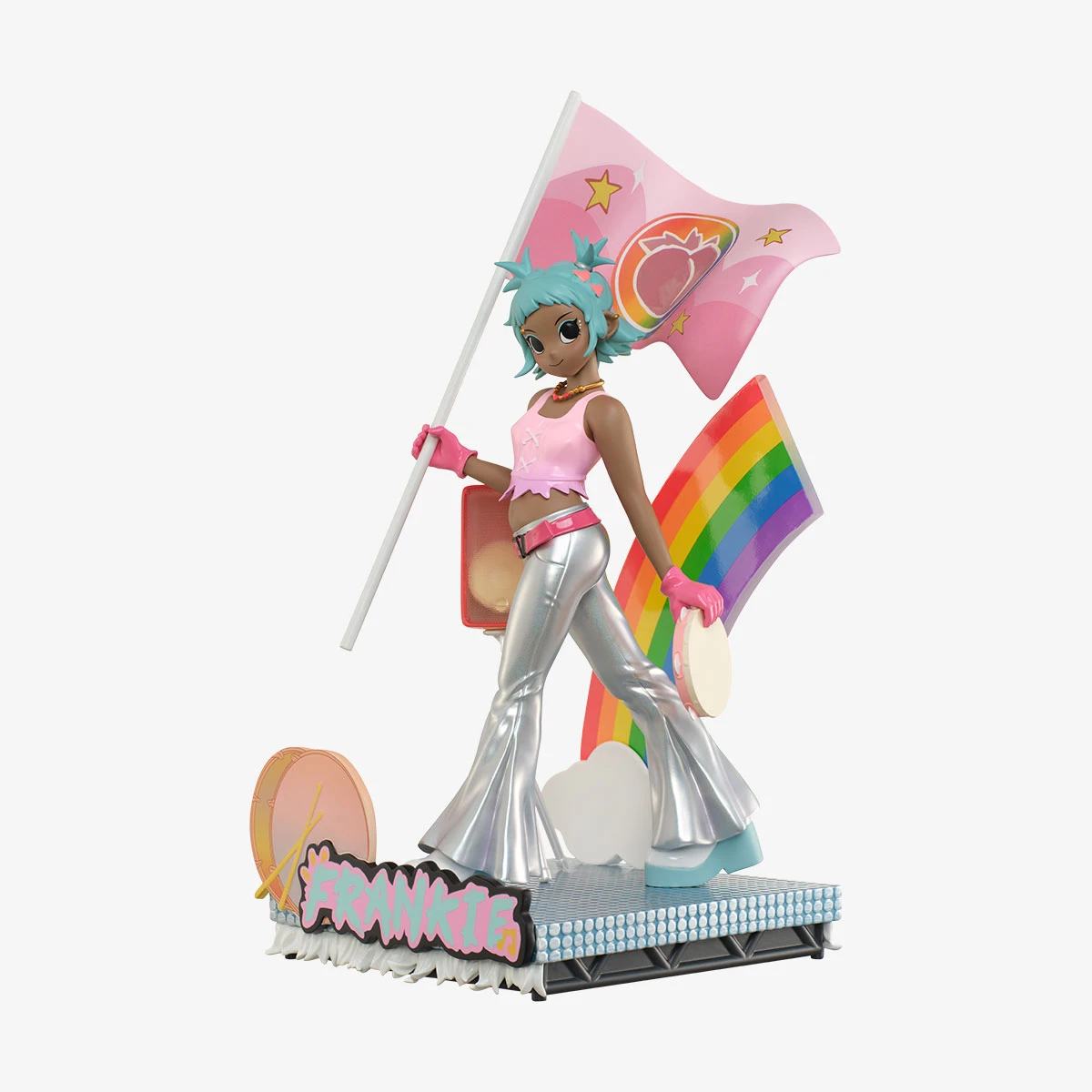 Peach Riot Rainbow Riot Figurine-Frankie 2 Peach Riot Rainbow Riot Figurine-Frankie - Image 2