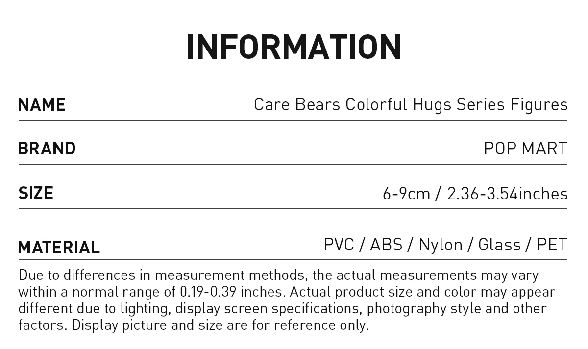 Care Bears Colorful Hugs Series Figures - Image 14