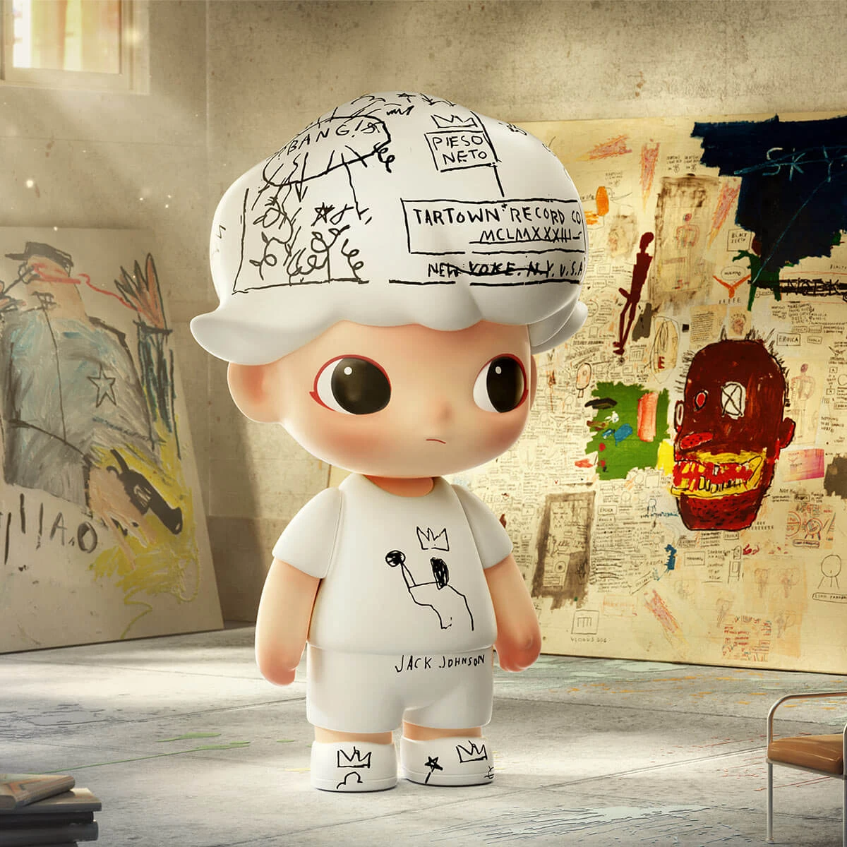 MEGA COLLECTION 1000% JUST DIMOO × Jean-Michel Basquiat 4 MEGA COLLECTION 1000% JUST DIMOO × Jean-Michel Basquiat - Image 4