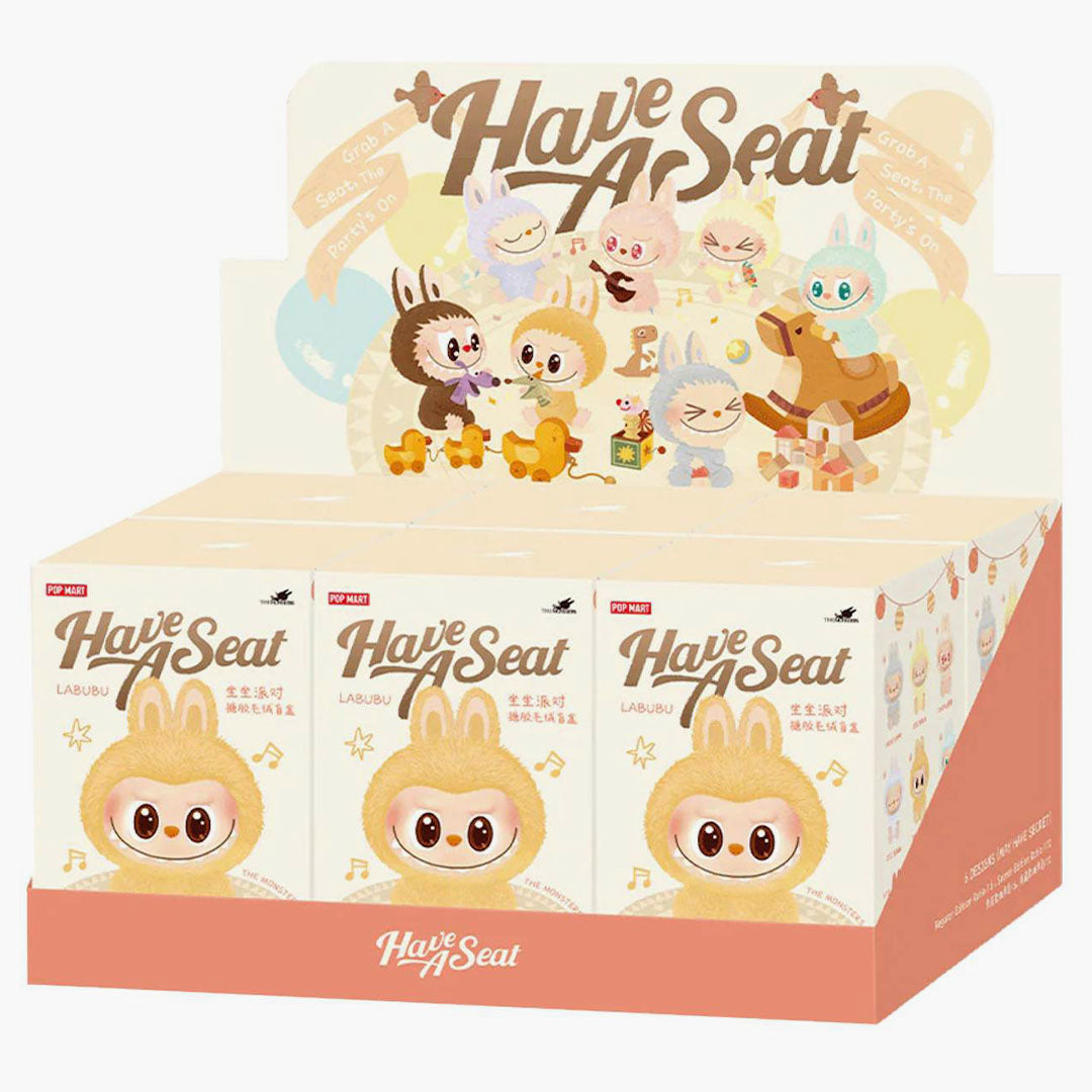 Pop Mart Labubu The Monsters Have A Seat Vinyl Plush Mystery Box / 1 Pack 1 Pop Mart Labubu The Monsters Have A Seat Vinyl Plush Mystery Box / 1 Pack