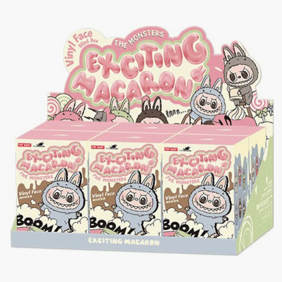 Pop Mart Labubu The Monsters Tasty Macarons Vinyl Face Blind Box (1 Piece) 1 Pop Mart Labubu The Monsters Tasty Macarons Vinyl Face Blind Box (1 Piece)